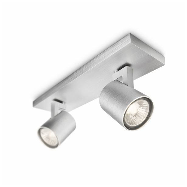 DEKORATIVNI REFLEKTOR PHILIPS RUNNER 2X35W GU10 53092/48/16 ALUMINIJ