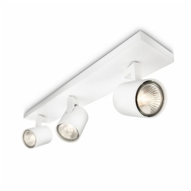 DEKORATIVNI REFLEKTOR PHILIPS RUNNER 3X35W GU10 53093/31/16 BELA