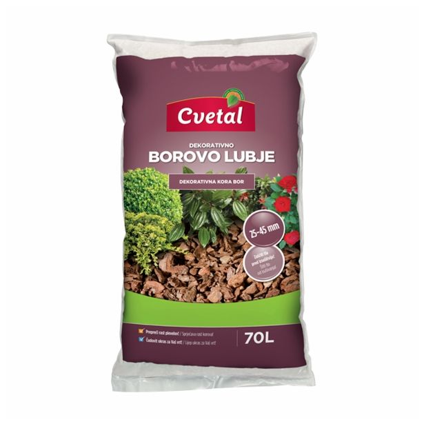 ZASTIRKA CVETAL DEKORATIVNO BOROVO LUBJE 25-45MM 70L