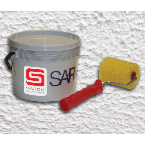 DEL ZA KAMIN, SAROM SET BARVE 5 KG Z VALJEM