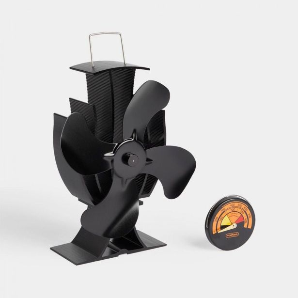 DEL ZA OGREVALNO TELO VONHAUS VENTILATOR ZA KAMIN 4-KRAKI + MERILNIK TEMP.