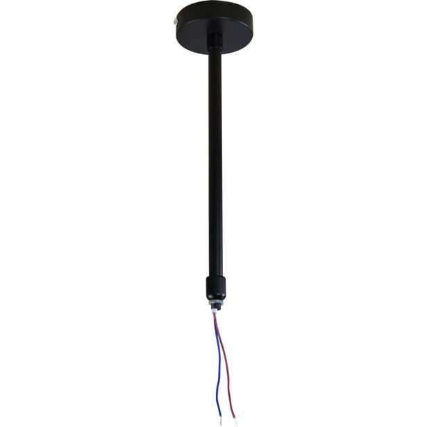 DEL ZA SVETILKO E2 STROPNI NOSILEC S KABLOM ČRN ZA MULTIWATT