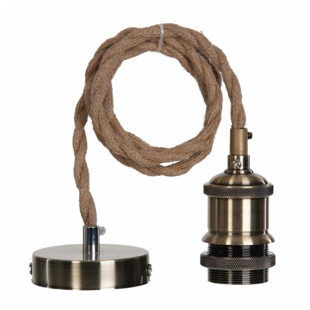 DEL ZA SVETILKO ESTO ANTIK KABEL Z OKOVOM MESING VRV