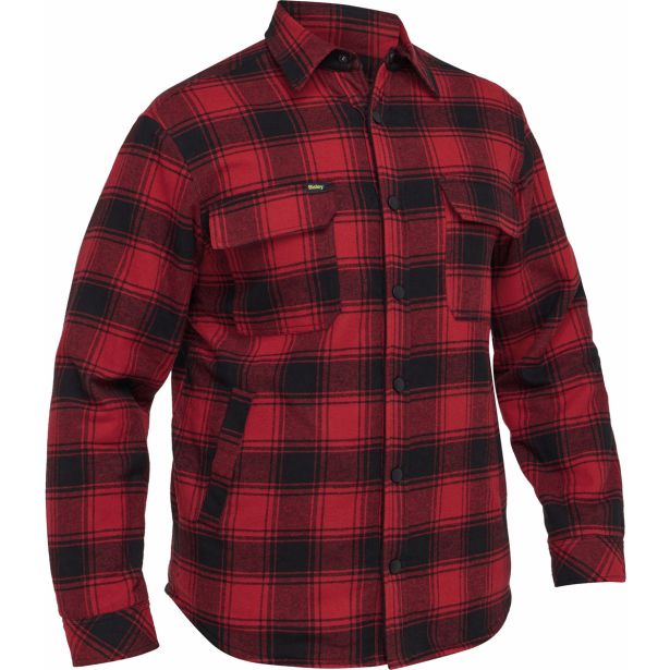 DELOVNA BLUZA/SRAJCA BISLEY SHERPA PODLOGA RDEČA KARO ŠT. 5XL