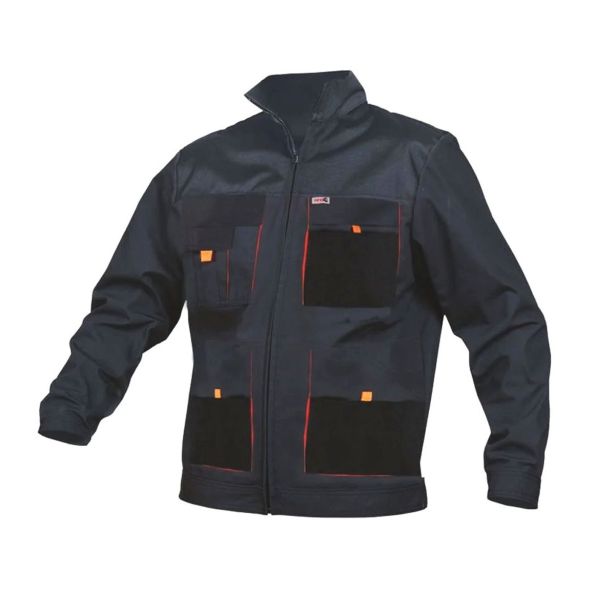 DELOVNA JAKNA SARA KING ŠT.S GRAFIT / ORANŽNA