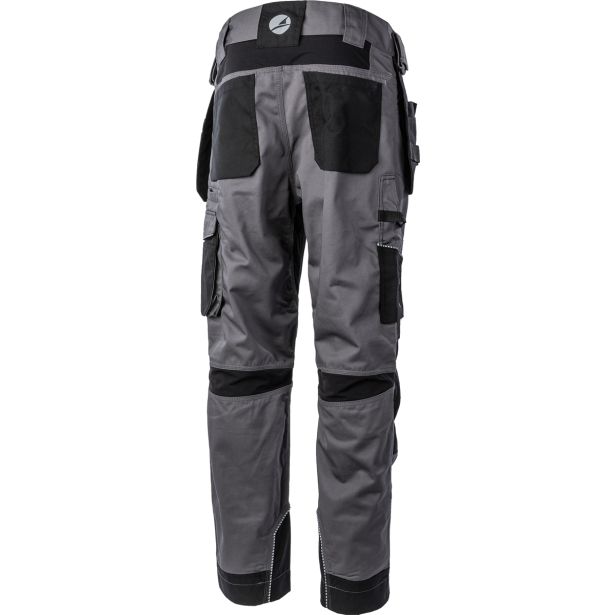 DELOVNE HLAČE ALBATROS DO PASU EXPERT ŠT.L SIVO/ČRNE