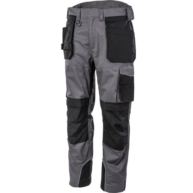 DELOVNE HLAČE ALBATROS DO PASU EXPERT ŠT.XL SIVO/ČRNE