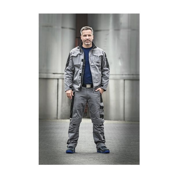 DELOVNE HLAČE ALBATROS DO PASU PROFI LINE ŠT. XL SIVO/ČRNE