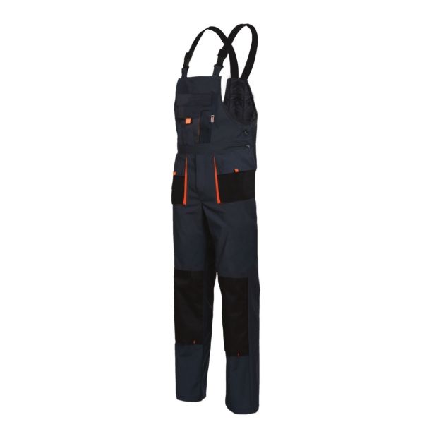 DELOVNE HLAČE SARA KING FARMER ŠT. 2XL GRAFIT / ORANŽNA