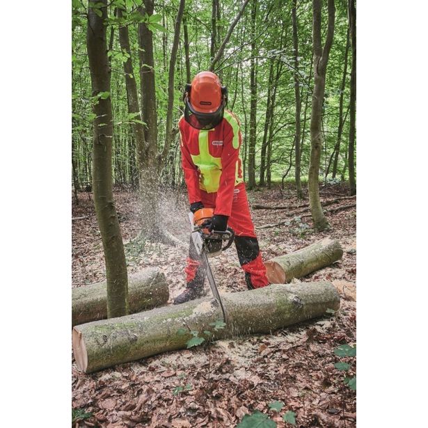 DELOVNE HLAČE OREGON ZAŠČITNE WAIPOUA RDEČE/RUMENE ŠT.42/44(S)