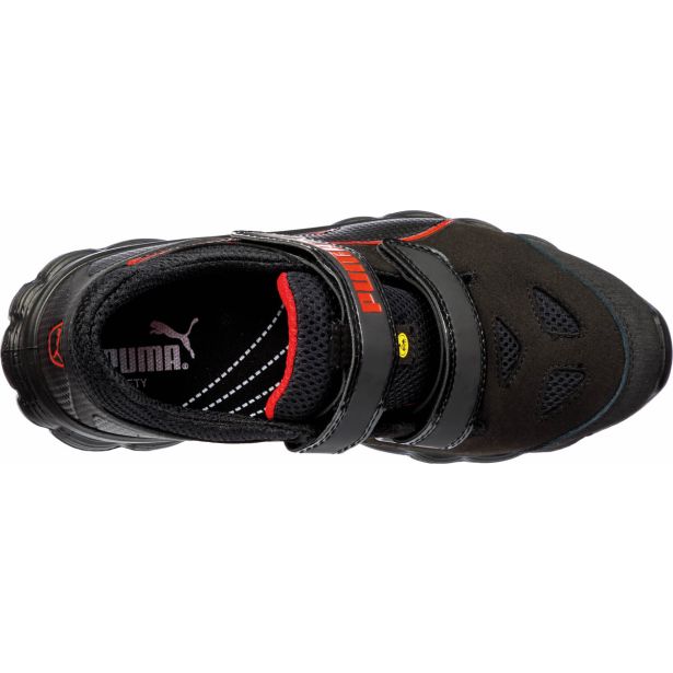 DELOVNI SANDALI PUMA AVIAT LOW S1PL ESD FO SR ČRNO-RDEČ ŠT.:45