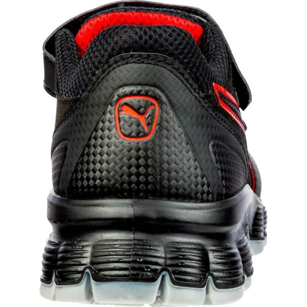 DELOVNI SANDALI PUMA AVIAT LOW S1PL ESD FO SR ČRNO-RDEČ ŠT.:47