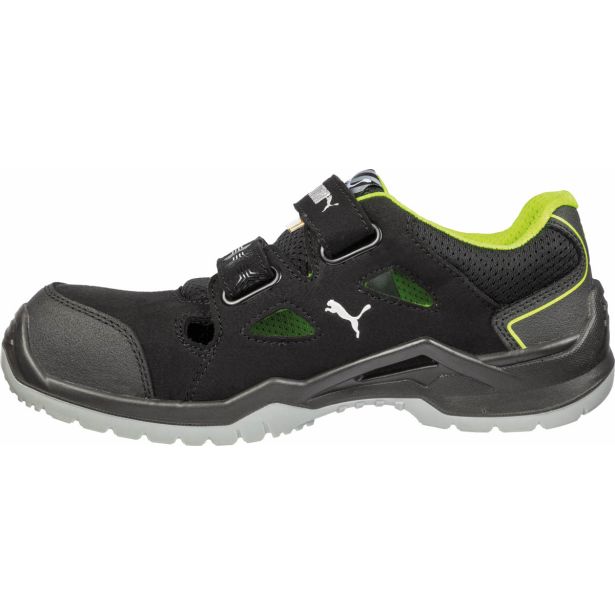 DELOVNI SANDALI PUMA NEODYME GREEN LOW S1P ESD SRC ČRNO-ZELENA ŠT.:43