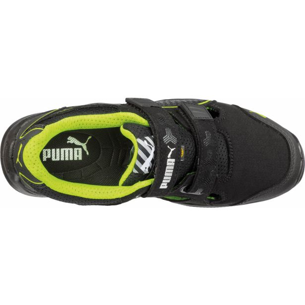 DELOVNI SANDALI PUMA NEODYME GREEN LOW S1P ESD SRC ČRNO-ZELENA ŠT.:47