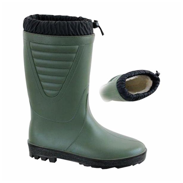 DELOVNI ŠKORNJI WELLY VISOKI ŠT.37 PVC ZELEN PODLOŽEN
