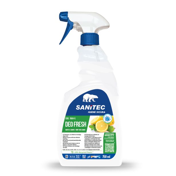 OSVEŽILEC ZRAKA V SPREJU SANITEC DEO FRESH 750 ML VONJ META IN LIMONA