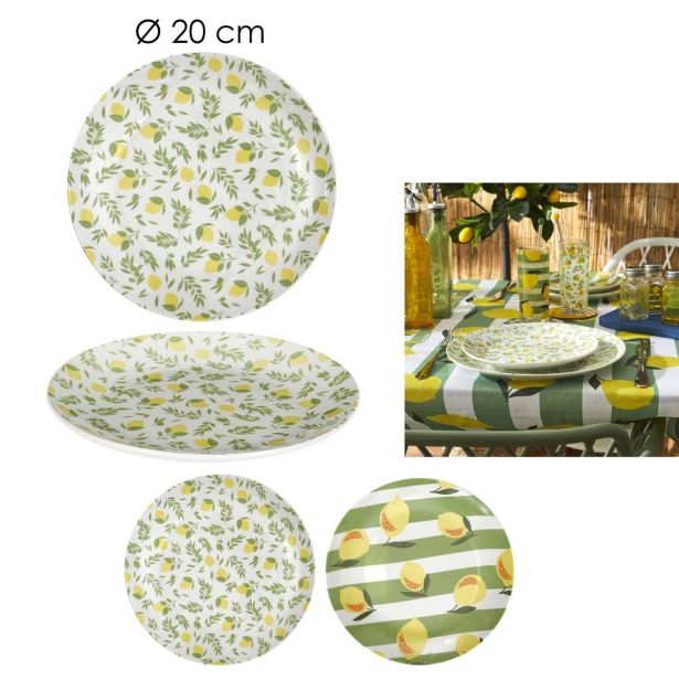 DESERTNI KROŽNIK HOME DECO 19 CM BAIN DE SOLEIL PORCELAN