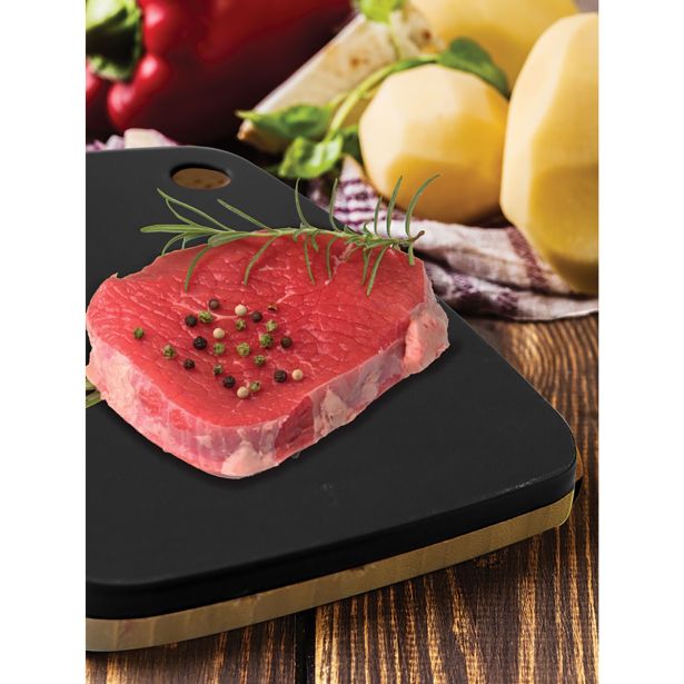 DESKA KAPIMEX 38X28X1.7 CM IZ BAMBUSA IN PLASTIKE ČRNA