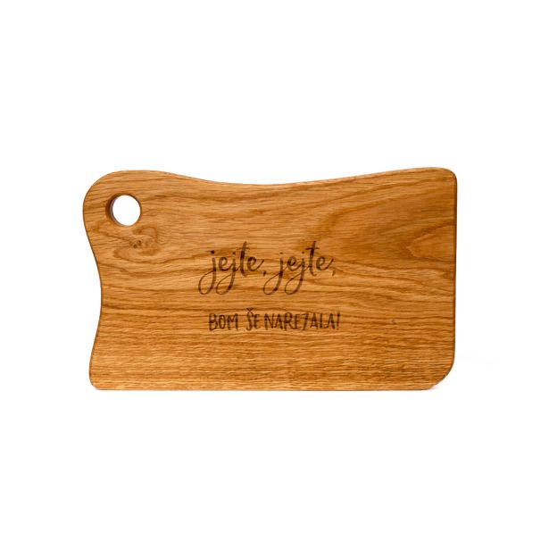 SERVIRNA DESKA CUCKOO CUPS LESENA HRASTOVA DESKA BOM ŠE NAREZALA