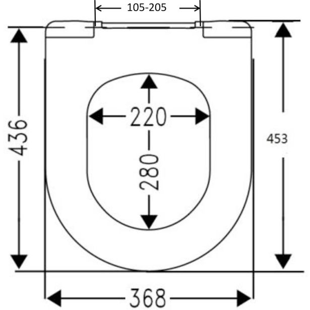 DESKA ZA WC ŠKOLJKO CEDO CEDO DELRAY BEACH SOFT CLOSE, TAKE OFF