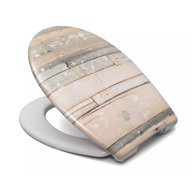 DESKA ZA WC ŠKOLJKO CEDO CEDO PASTEL WOOD SOFT CLOSE, TAKE OFF