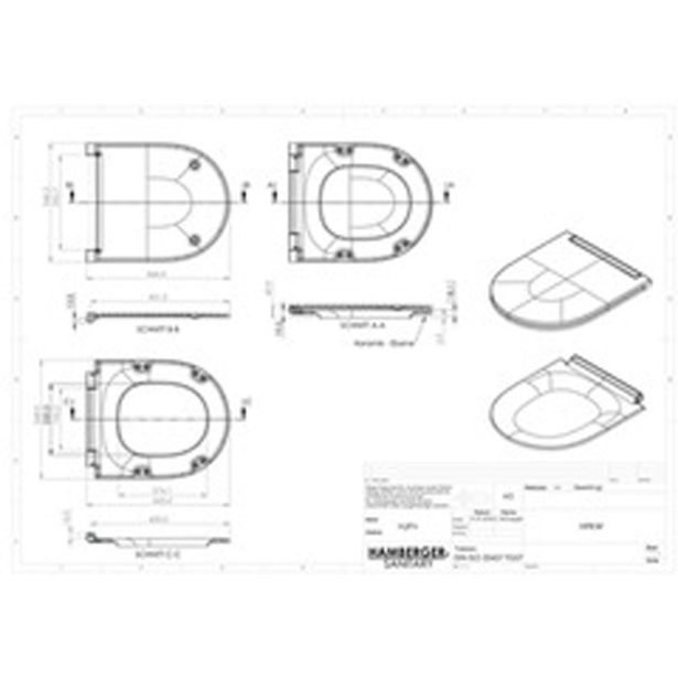 DESKA ZA WC ŠKOLJKO CEDO VIENTO PLUS SOFT CLOSE TAKE OFF WITH METAL INLAY