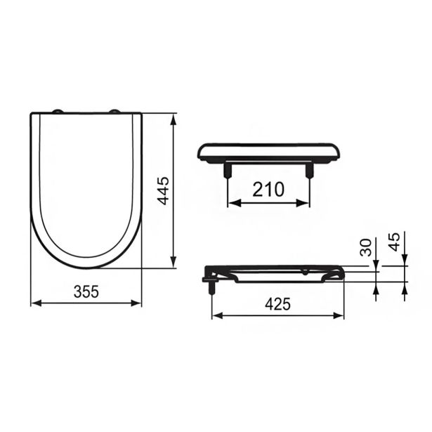 DESKA ZA WC ŠKOLJKO CERAMICA DOLOMITE CLODIA J1049