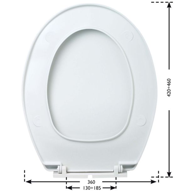 DESKA ZA WC ŠKOLJKO GEPARD Z3 SLIM 42-46X36