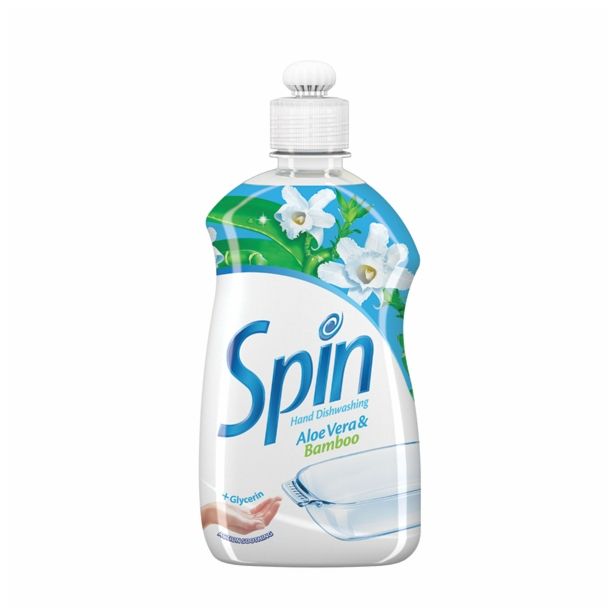 DETERGENT ZA POMIVANJE SPIN ALOE VERA & BAMBOO 460 ML