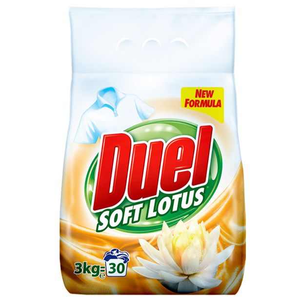 DETERGENT ZA PRANJE DUEL SOFT LOTUS 3 KG