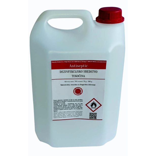 DEZINFEKCIJSKO SREDSTVO CHEMCOLOR TEKOČINA 10L 70% - RAZKUŽILO ZA ROKE