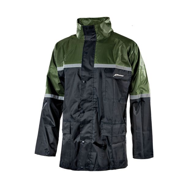 DEŽNO OBLAČILO ALBATROS JAKNA IN HLAČE SUPERCELL ŠT.S, MODRO/OLIVNE