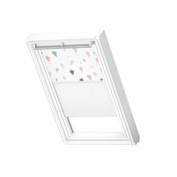 SENČILO ZA STREŠNO OKNO VELUX DFD FK04 4667SWL ZMAJI/BELA