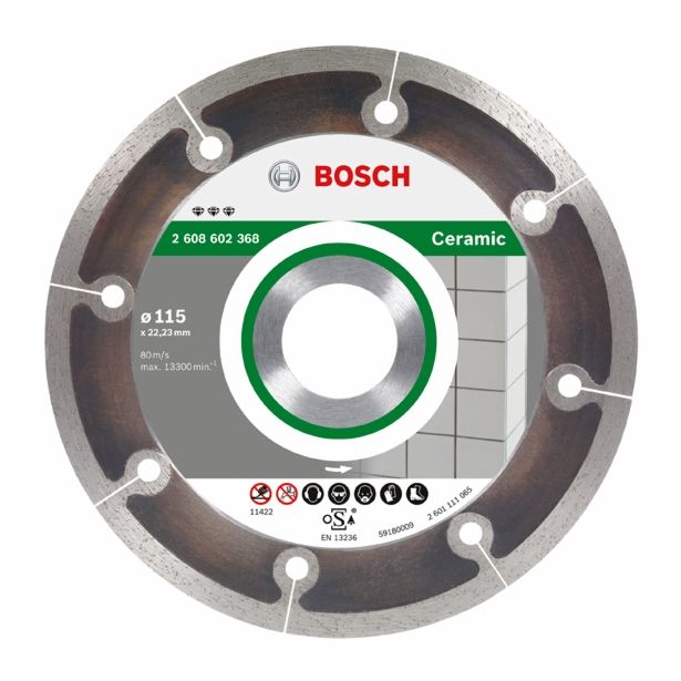 DIAMANTNA REZALNA PLOŠČA BOSCH 115X1.2X22 MM ZA KERAMIKO