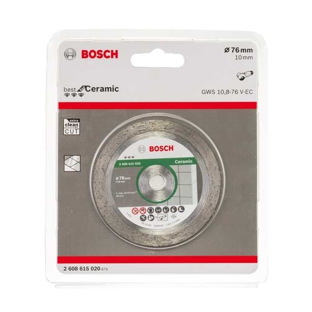 DIAMANTNA REZALNA PLOŠČA BOSCH 76X1.9X10 MM SEGMENT 10MM ZA KERAMIKO
