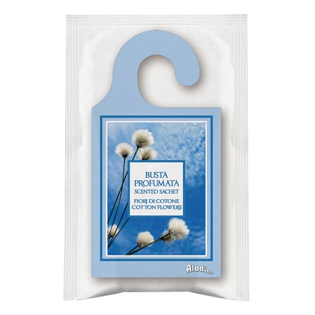 DIŠAVNA VREČKA ALADINO 1/1 VREČKA Z OBEŠANKO COTTON FLOWERS