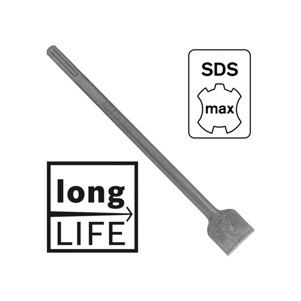 DLETO ZA BETON SDS MAX BOSCH ŠIROKO DLETO SDS MAX 400 X 50