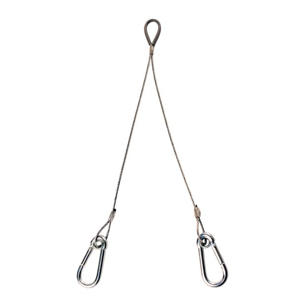 DODATEK DÖRNER + HELMER ŽIČNA VRV S KARABINOM VRV 2MM X 0.46M