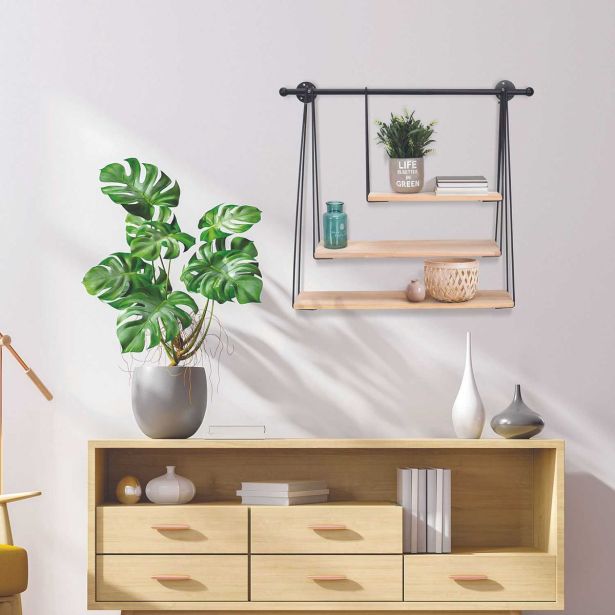 DODATEK HOME DECO POLICA NIHAJNA TRODELNA , SET ZA MONTAŽO