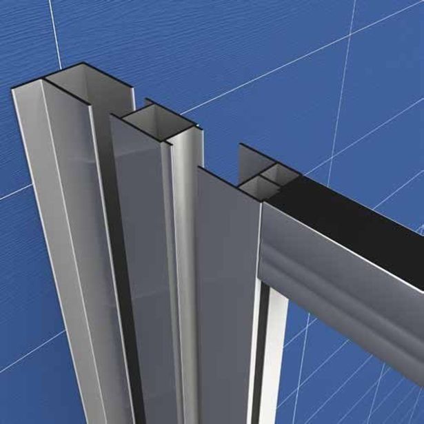 DODATEK ZA KABINO ZA PRH. KOLPA SAN K-30 SQ LINE SILVER H=190 ZA TKK, TKP, TV