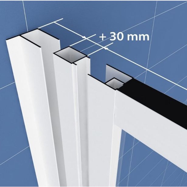 DODATEK ZA KABINO ZA PRH. KOLPA SAN K-30 SQ LINE BELI H=190 ZA TKK, TKP, TV
