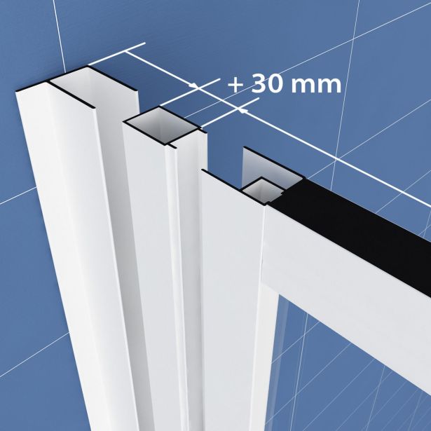 DODATEK ZA KABINO ZA PRH. KOLPA SAN K-30 TVZ KOMPENZACIJSKI ZA TV/Z SILVER H185