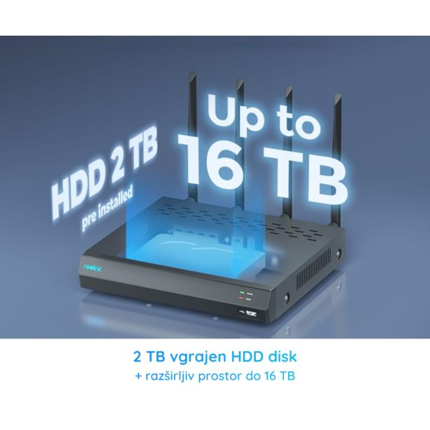 DODATEK ZA PAMETNI DOM REOLINK NVS12W ČRNA