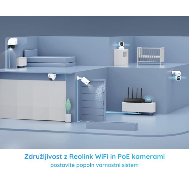 DODATEK ZA PAMETNI DOM REOLINK NVS12W ČRNA