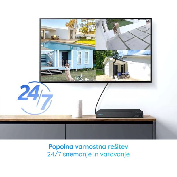 DODATEK ZA PAMETNI DOM REOLINK NVS8 SNEMALNA ENOTA ČRNA