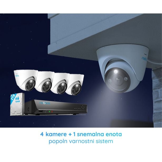 DODATEK ZA PAMETNI DOM REOLINK RLK8-1200D4-A VARNOSTNI KOMPLET