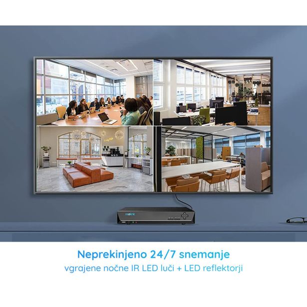 DODATEK ZA PAMETNI DOM REOLINK RLK8-1200D4-A VARNOSTNI KOMPLET