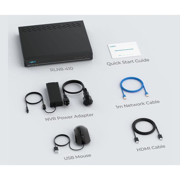 DODATEK ZA PAMETNI DOM REOLINK RLN16-410-4T ČRNA