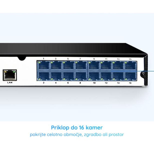 DODATEK ZA PAMETNI DOM REOLINK RLN16-410-4T ČRNA