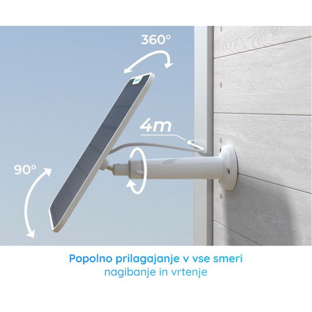 DODATEK ZA PAMETNI DOM REOLINK SOLARNI PANEL 2 BELA